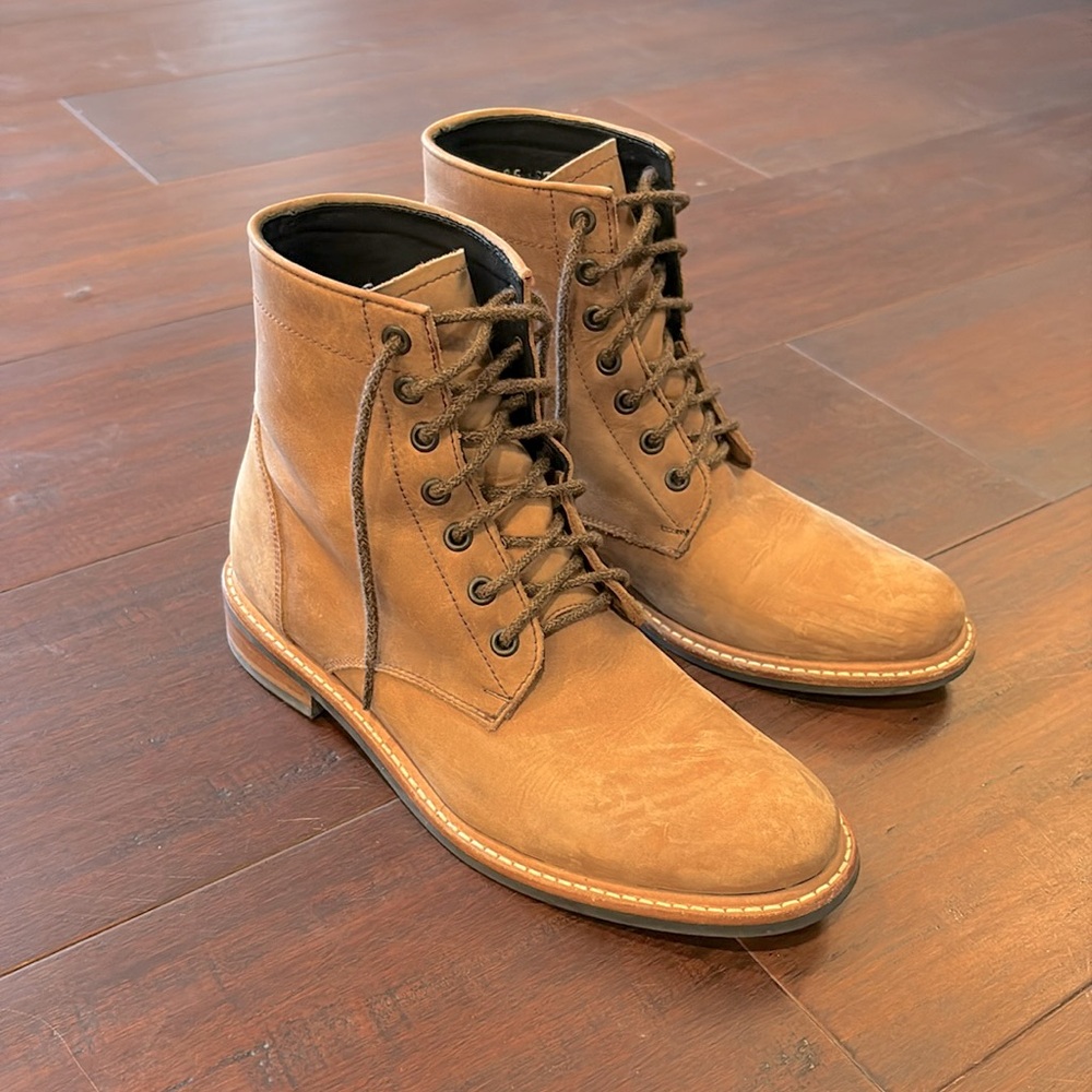 Nisolo Amalia All-Weather Ankle Boot - Tobacco, 8.5